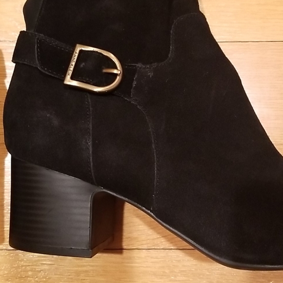 Anne Klein Honesty suede black knee boot size 9 - Picture 5 of 7